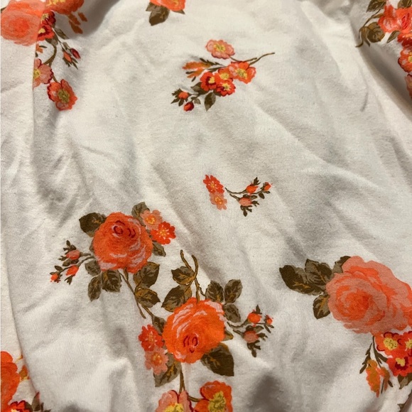 Matilda Jane girls size 14 sleeveless top white with peach roses - Picture 2 of 4